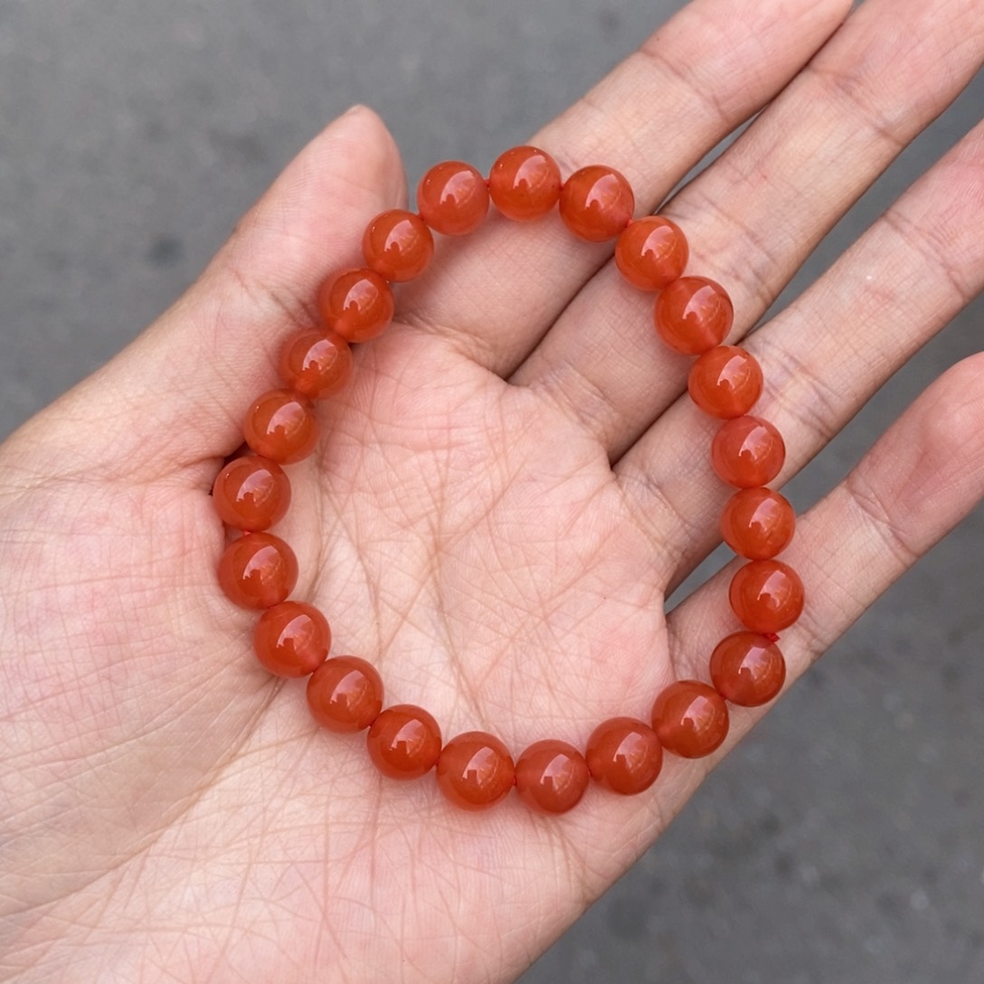 未镶嵌南红玛瑙手串多样性发货 拍一发一卡8左右