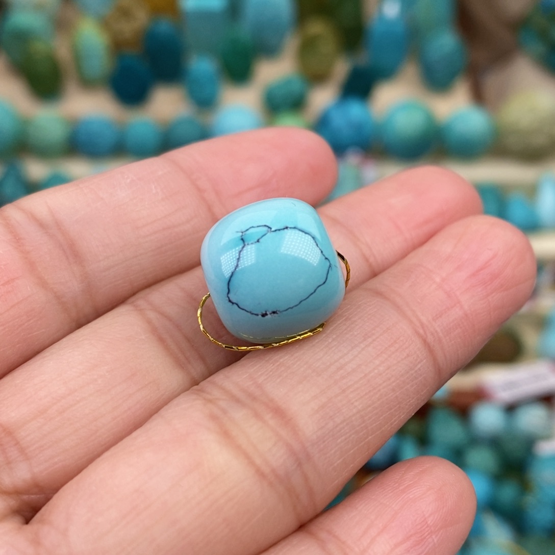 绿松石珠宝奇石未镶嵌