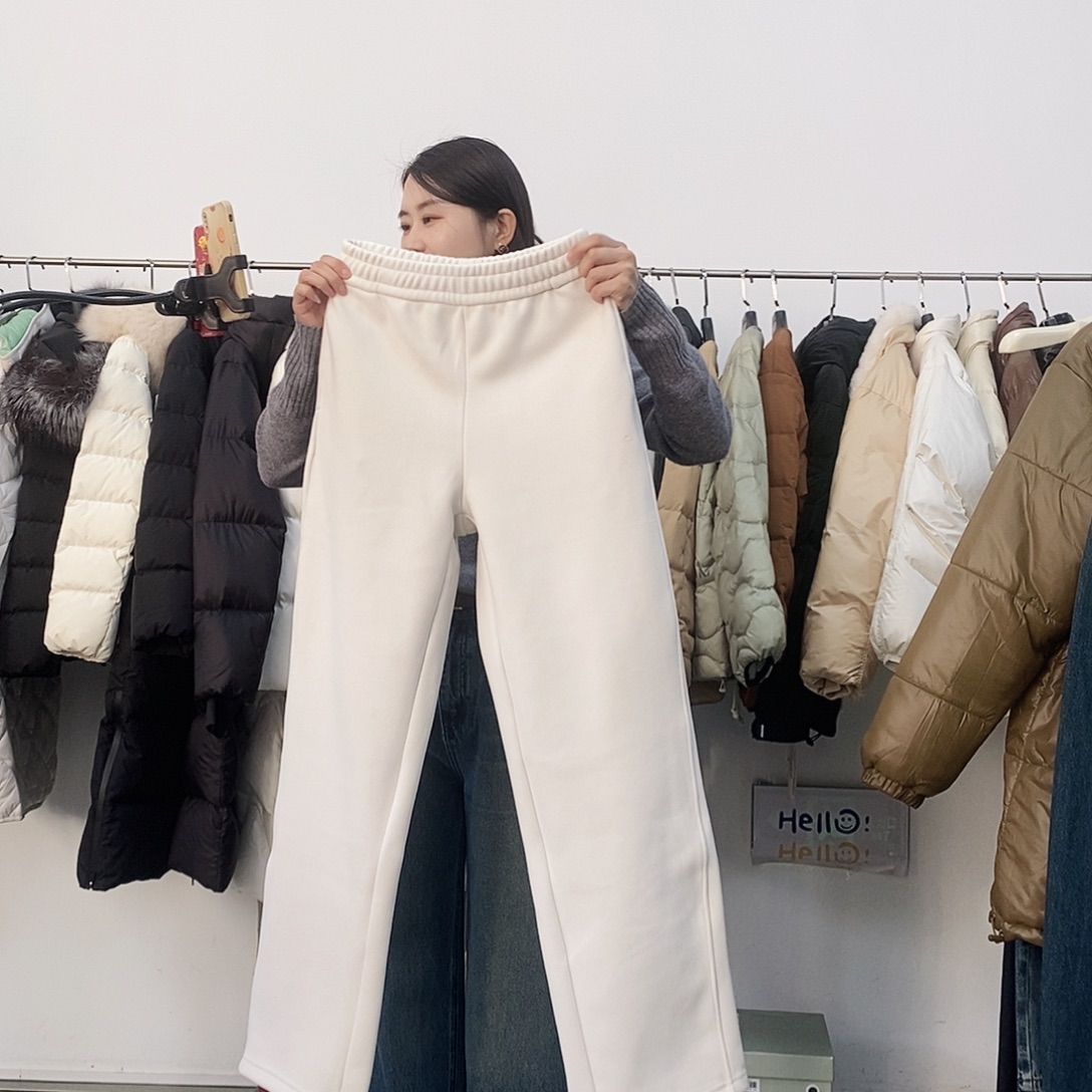 M码130斤以内白色卫裤