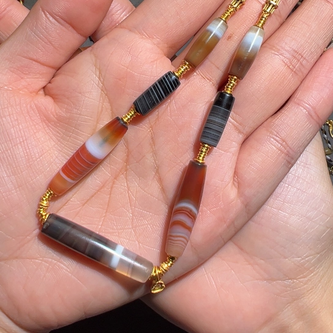 玛瑙/玉髓未镶嵌颈饰