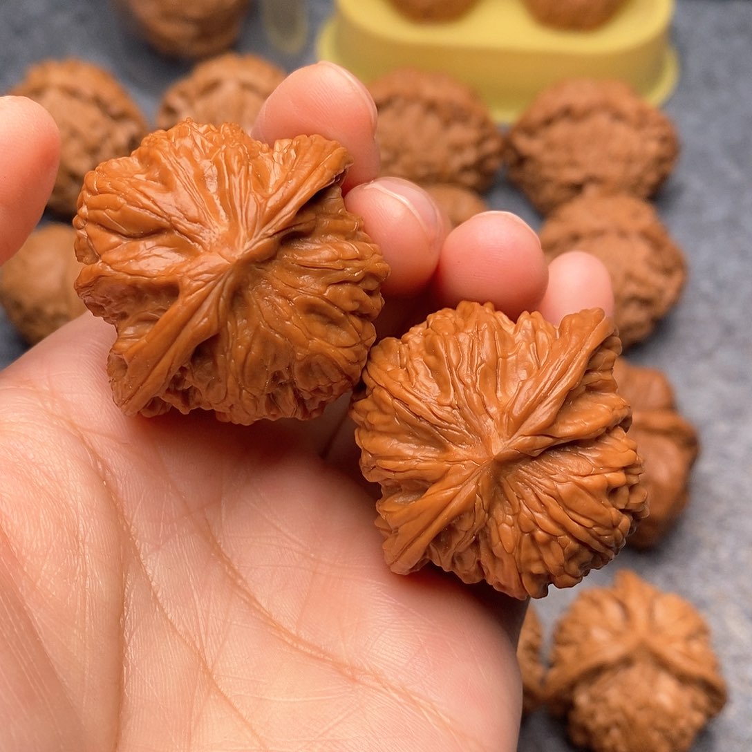 文玩核桃把件山地磨盘39.9全品