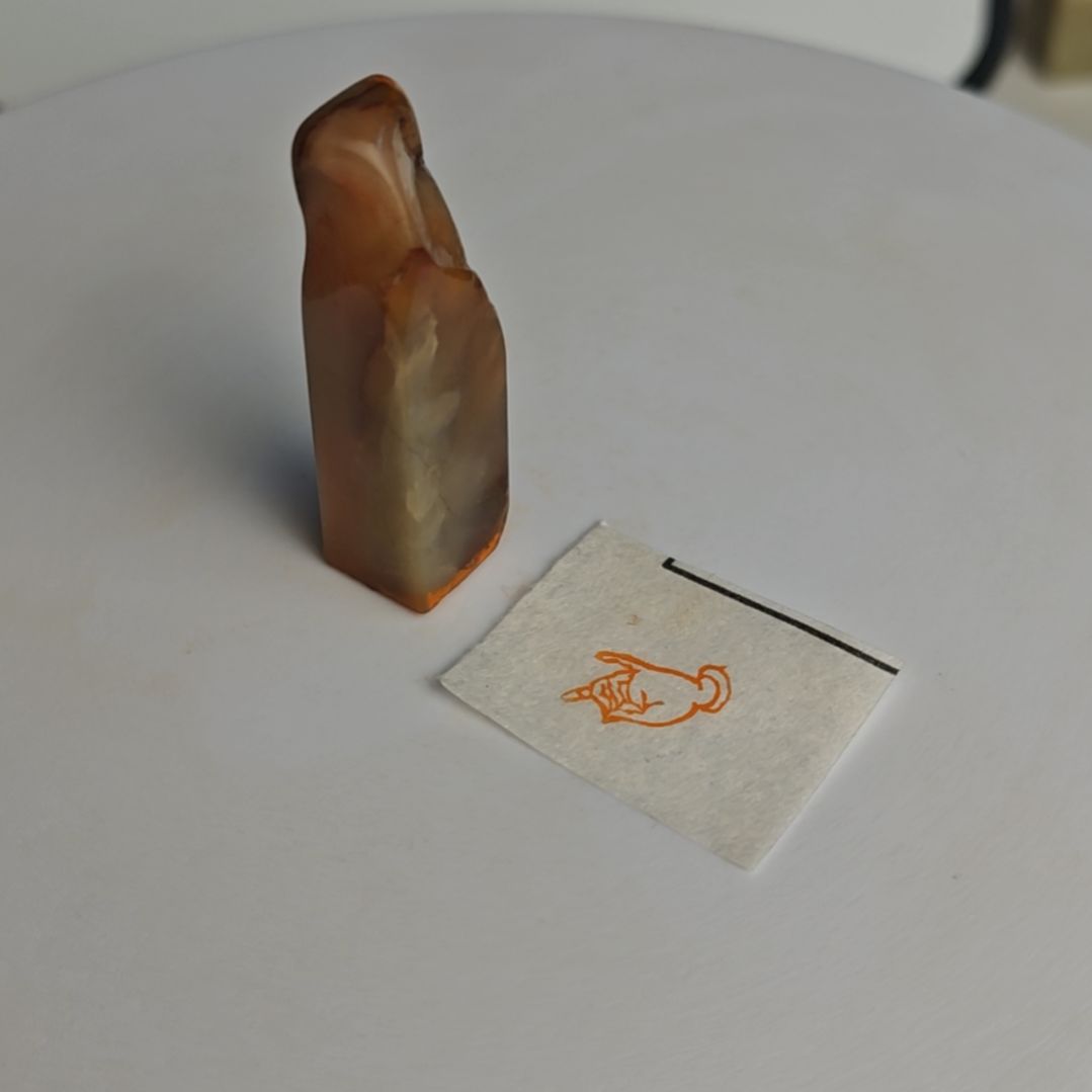 寿山石印石【佛手拈花】1.2*1.4