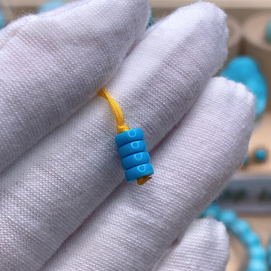 绿松石未镶嵌珠宝奇石4.5mm