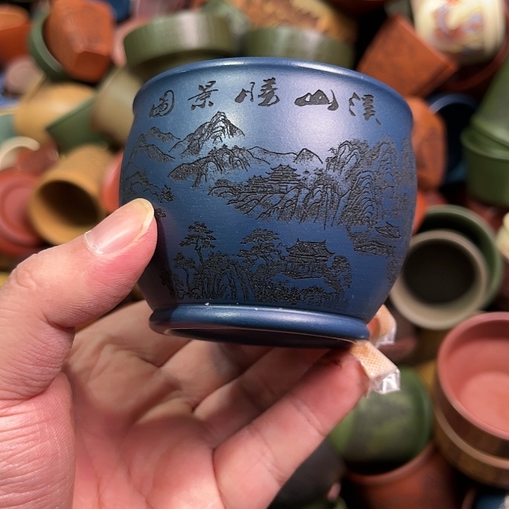 紫砂茶杯全手工紫砂主人杯