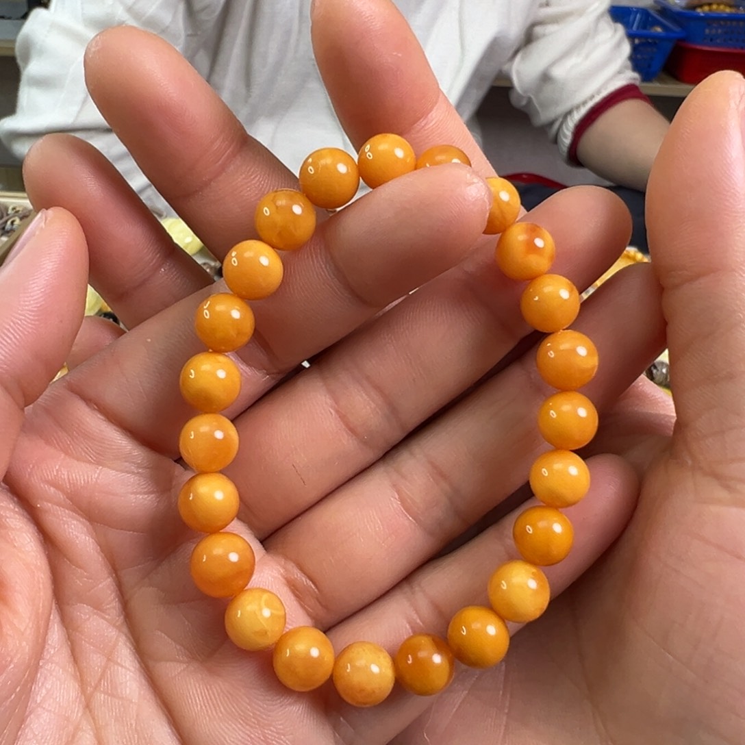 蜜蜡裸石未镶嵌蜜蜡