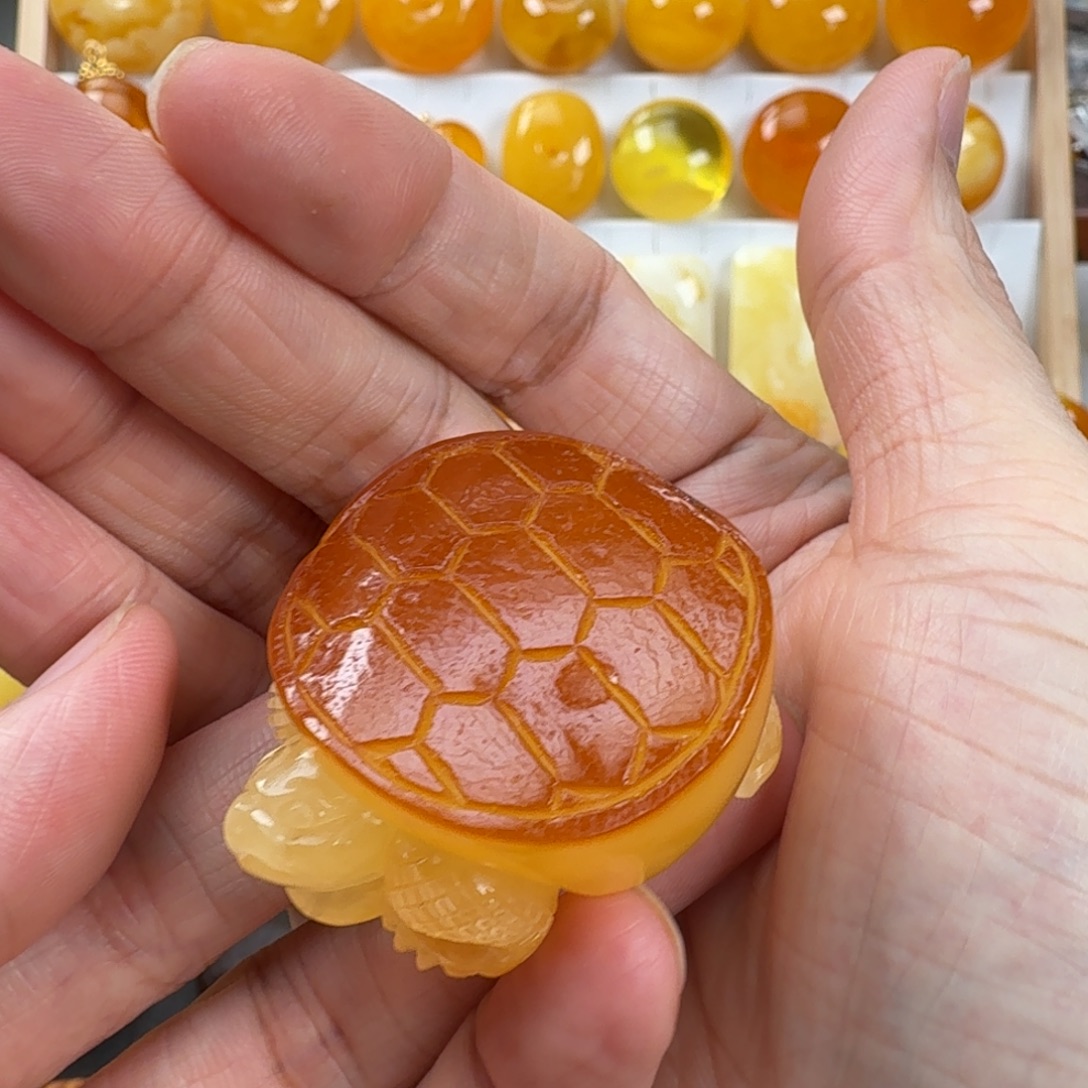 蜜蜡未镶嵌颈饰蜜蜡19.45g