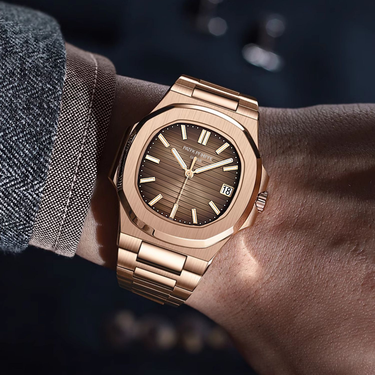 【婉儿专属】全新/PATFK PHIFIPPE/鹦鹉螺系列/男士高级腕表J