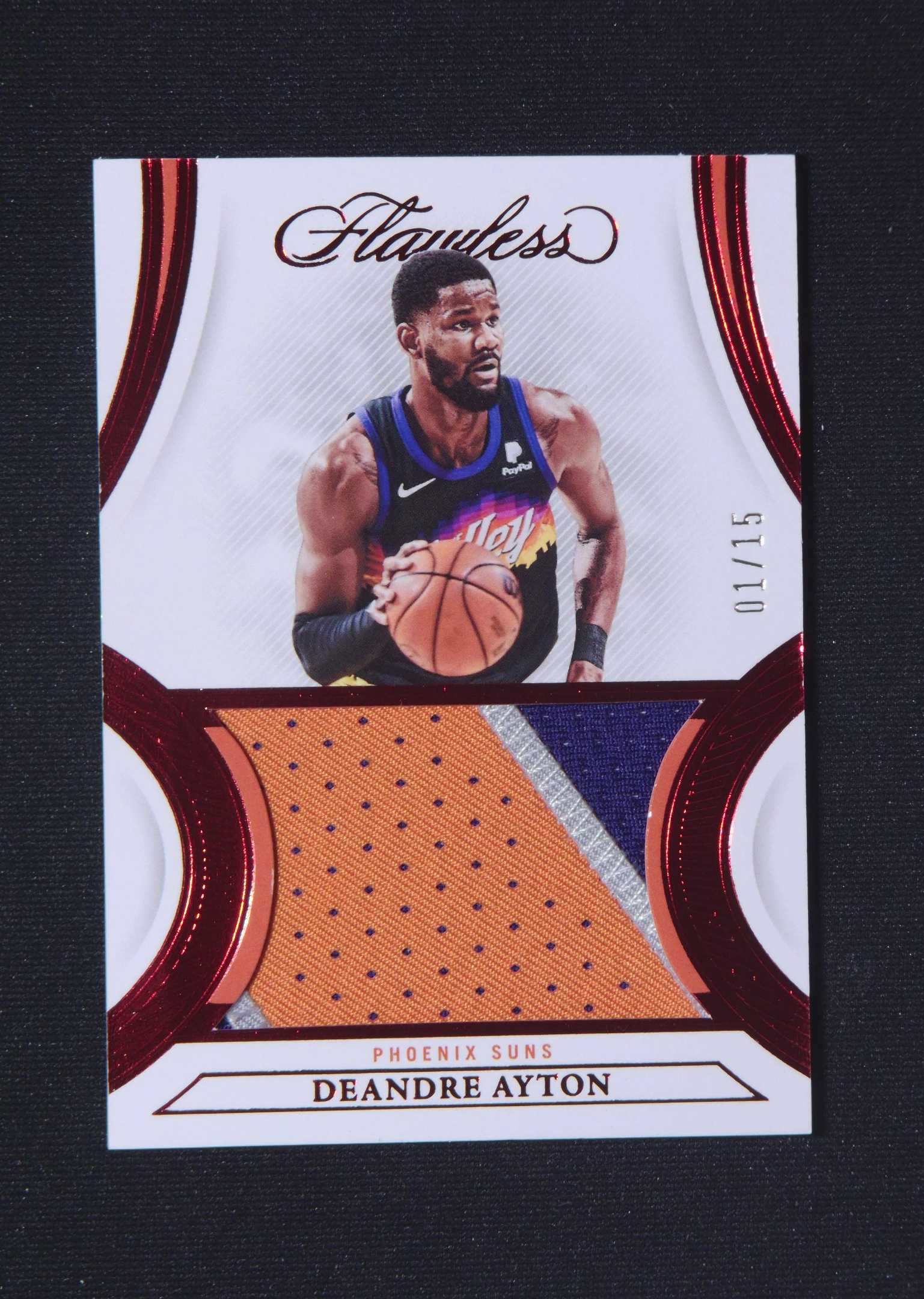 【直播开价】艾顿 15编 球衣物料帕尼尼NBA国宝手提亲笔签名球星卡 