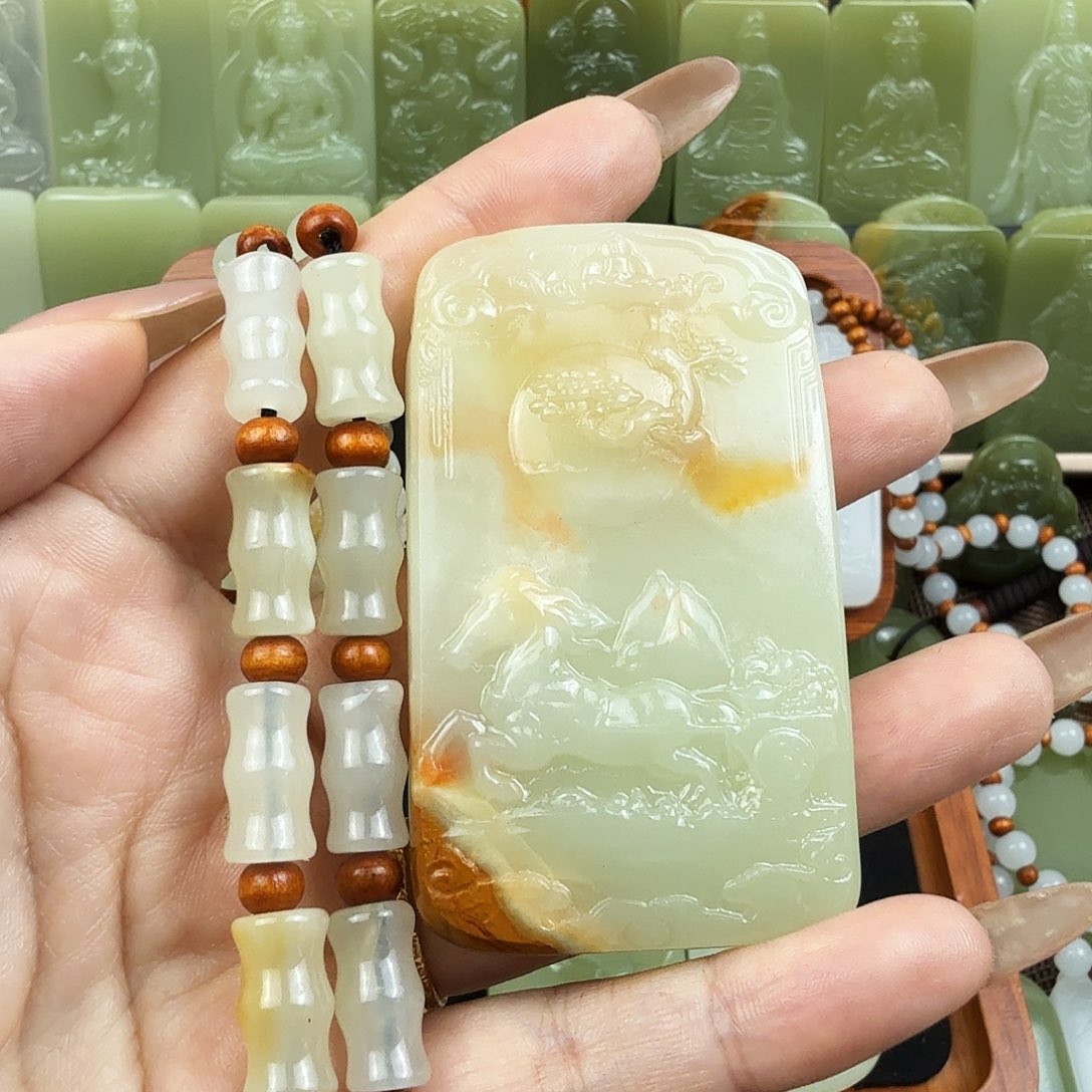 司***宇花皮特色生肖马吊坠