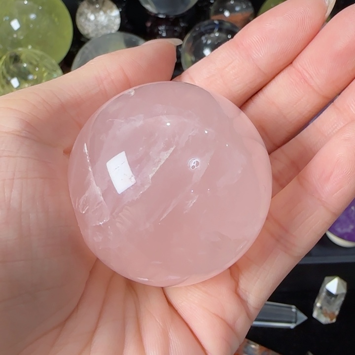 水晶天然水晶球F19未镶嵌天然4.8公分