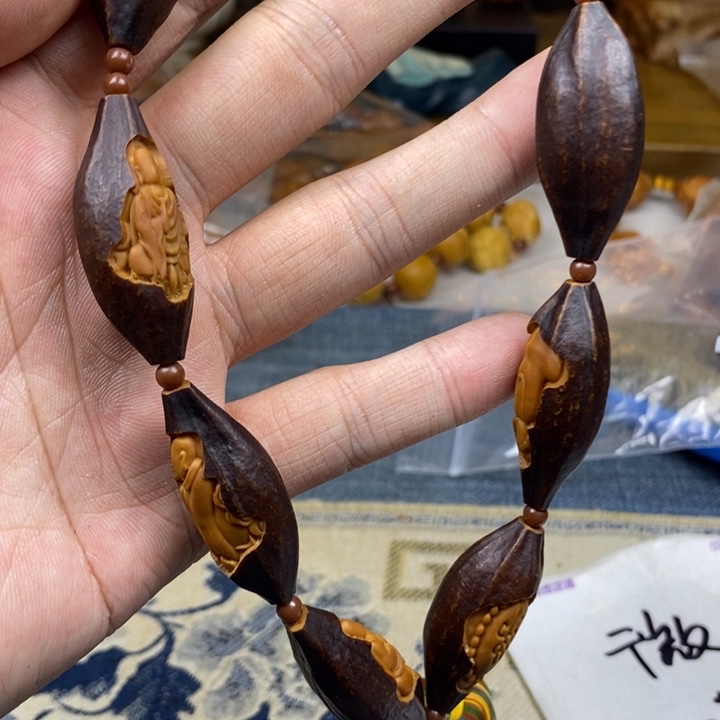 橄榄核手串/手链橄榄核雕工艺手串