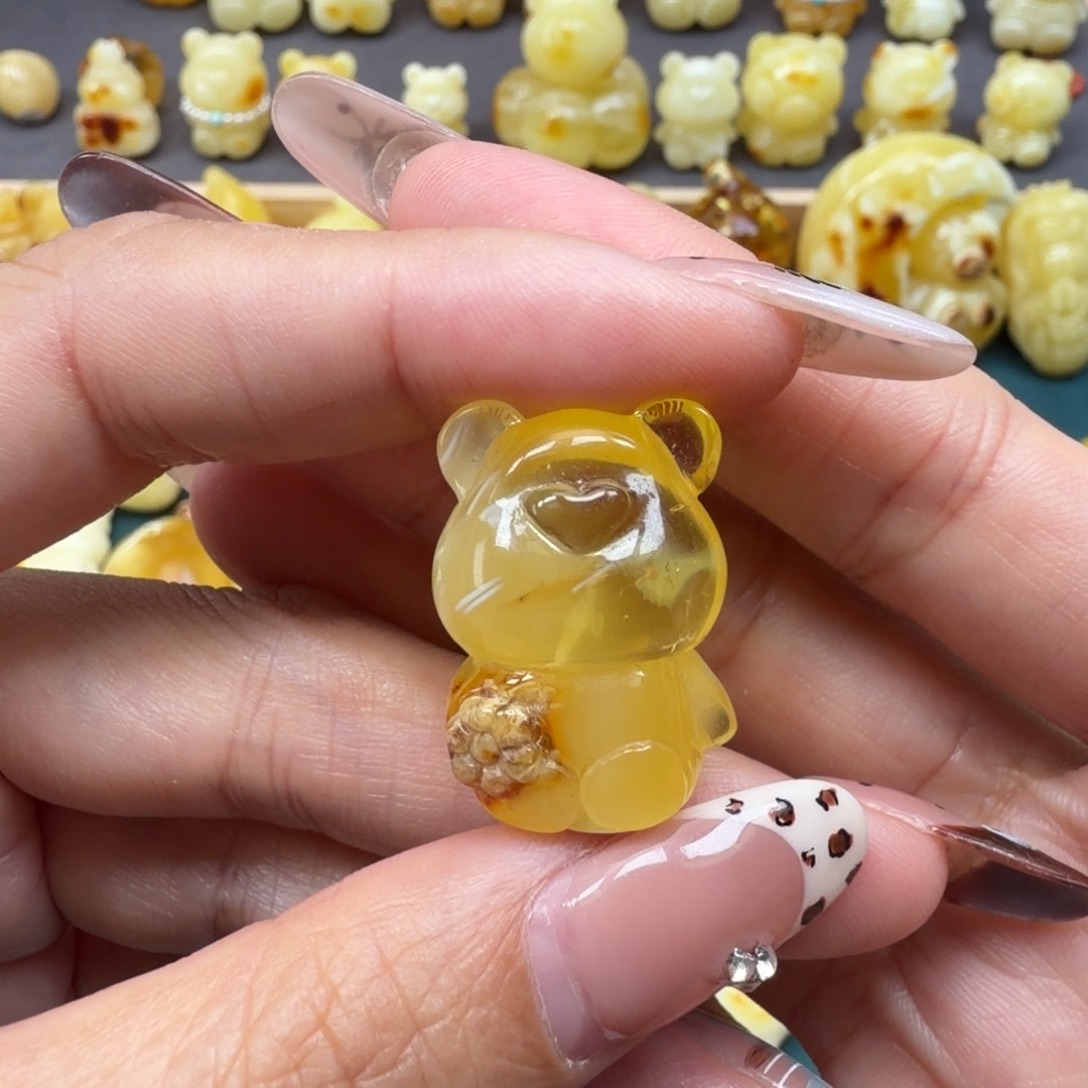 琥珀未镶嵌裸石蜜蜡