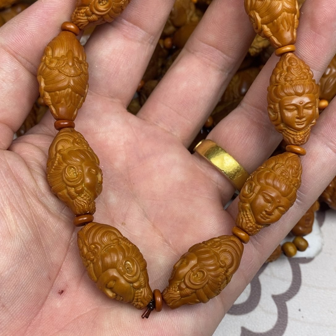 橄榄核手串/手链橄榄核橄榄核雕刻强