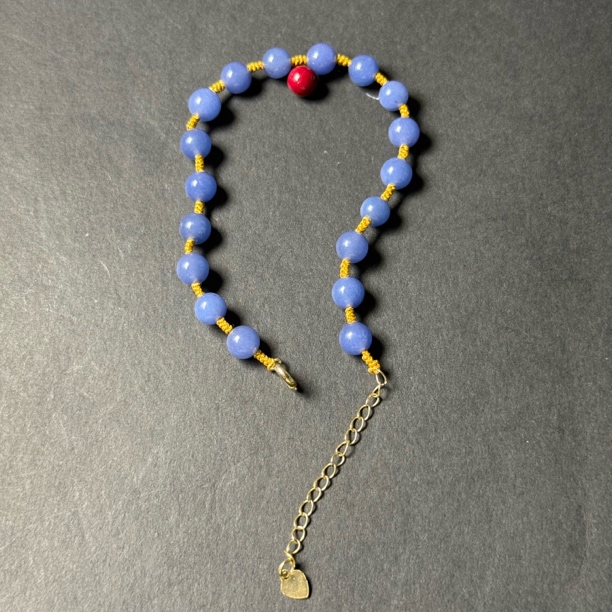 【世 · 舒】 蓝圆珠手链  多样性发货SJL-234