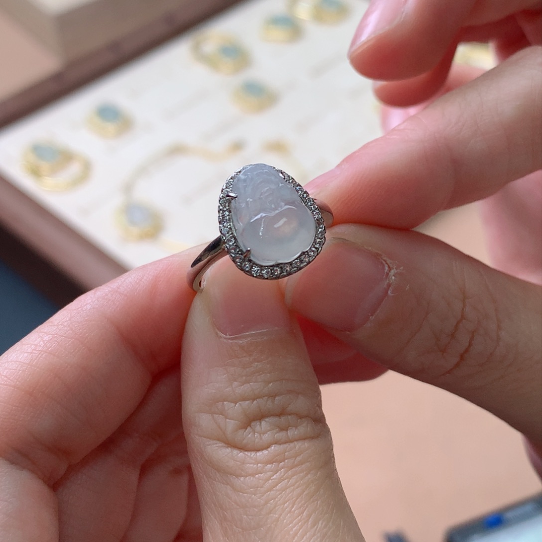 未镶嵌戒指翡翠翡翠