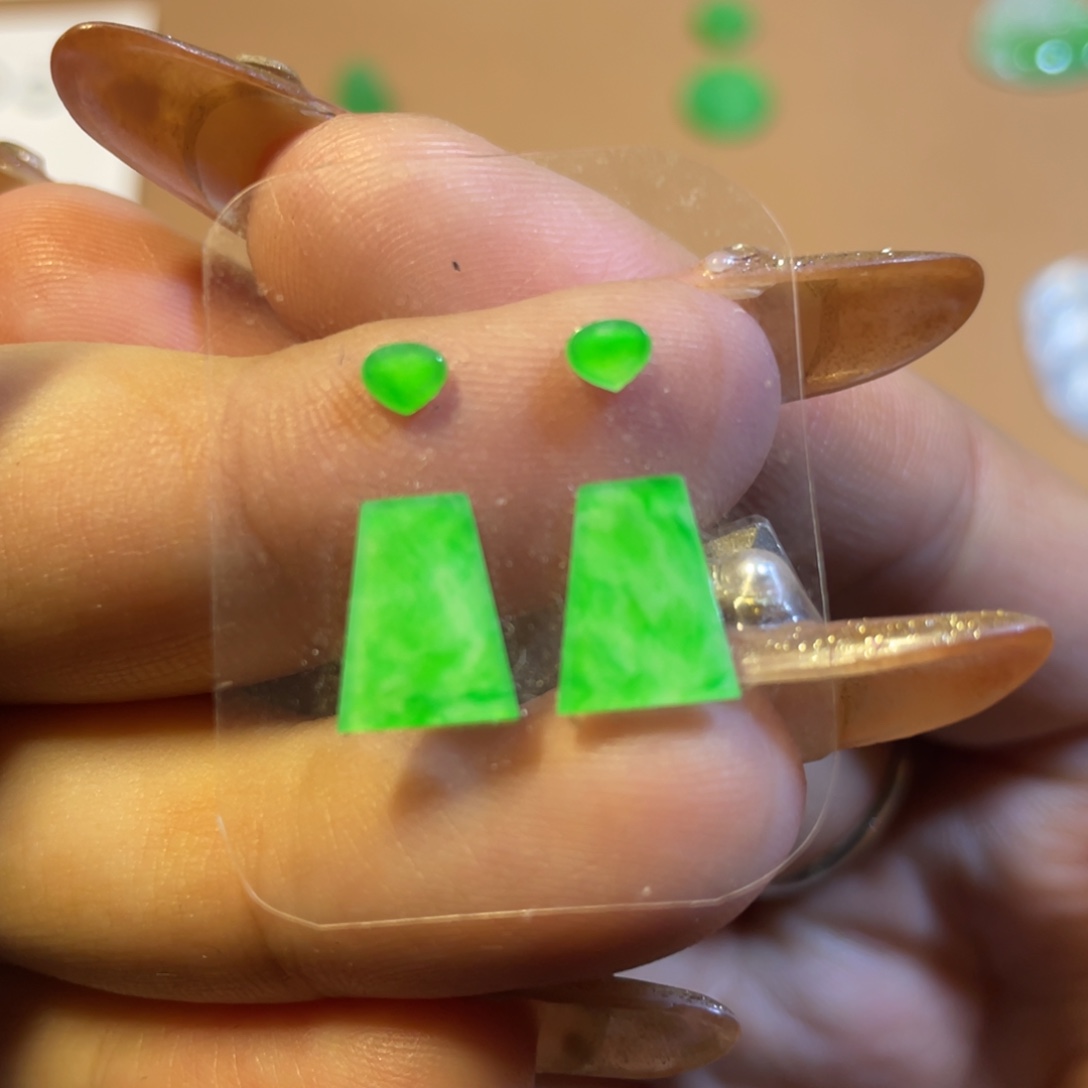 定制翡翠未镶嵌无事牌