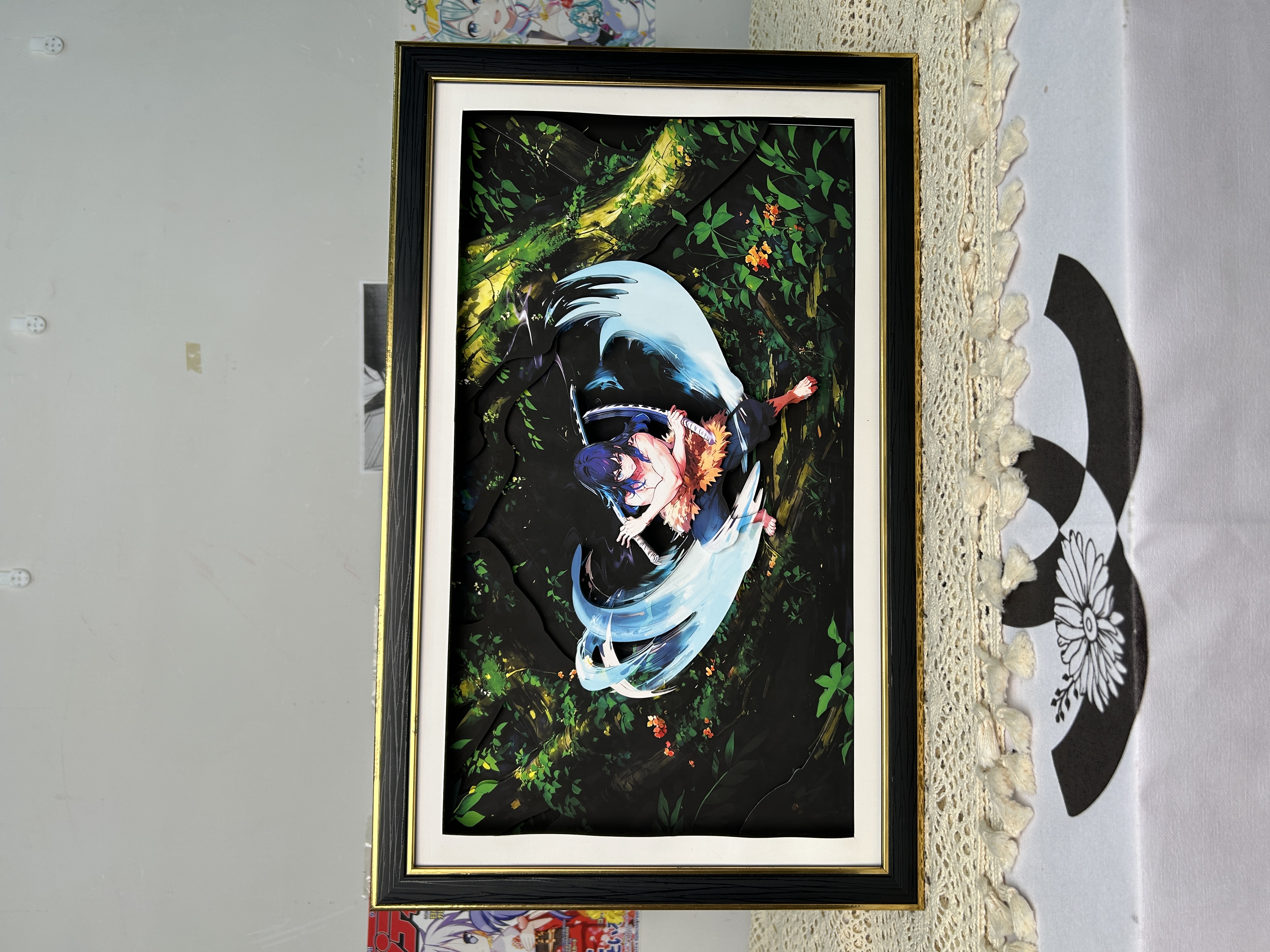 GMA86 52*33伊之助3D立体客厅卧室装饰画壁画动漫礼物