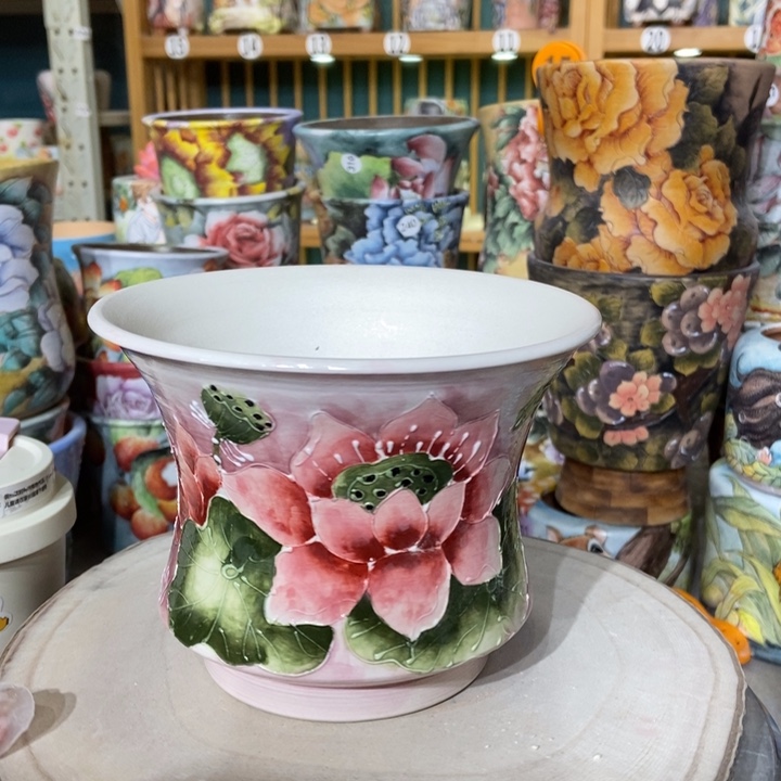 红陶景德镇艺术手绘作品