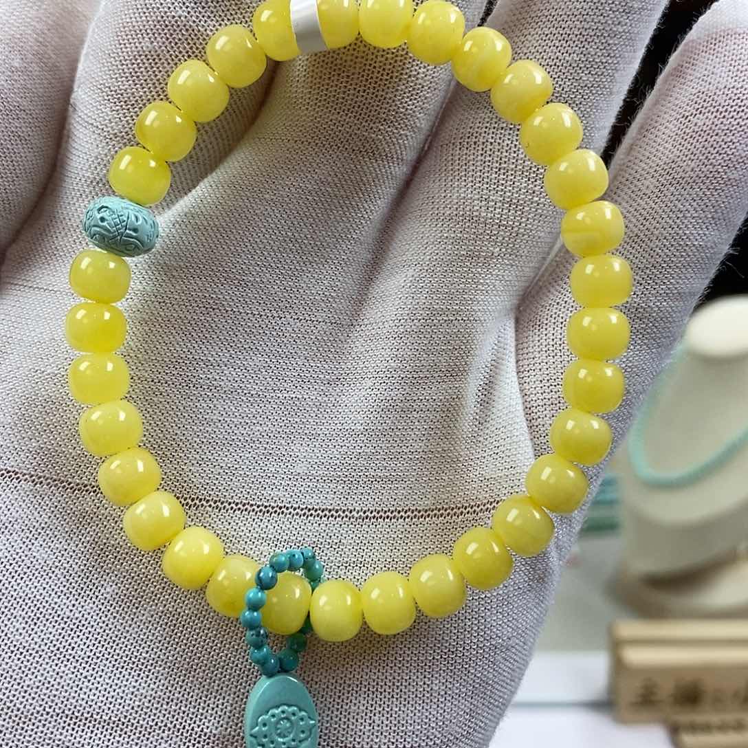 琥珀裸石未镶嵌单圈