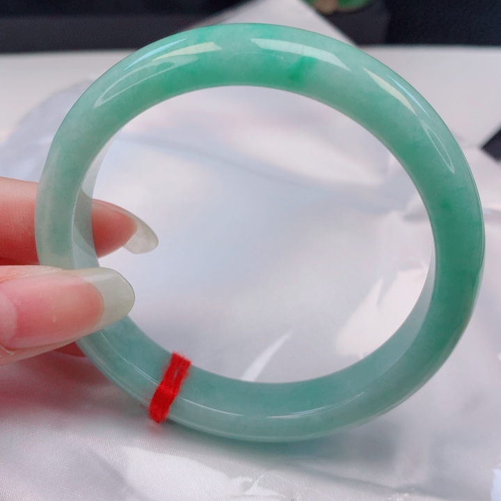 未镶嵌手镯翡翠55圈