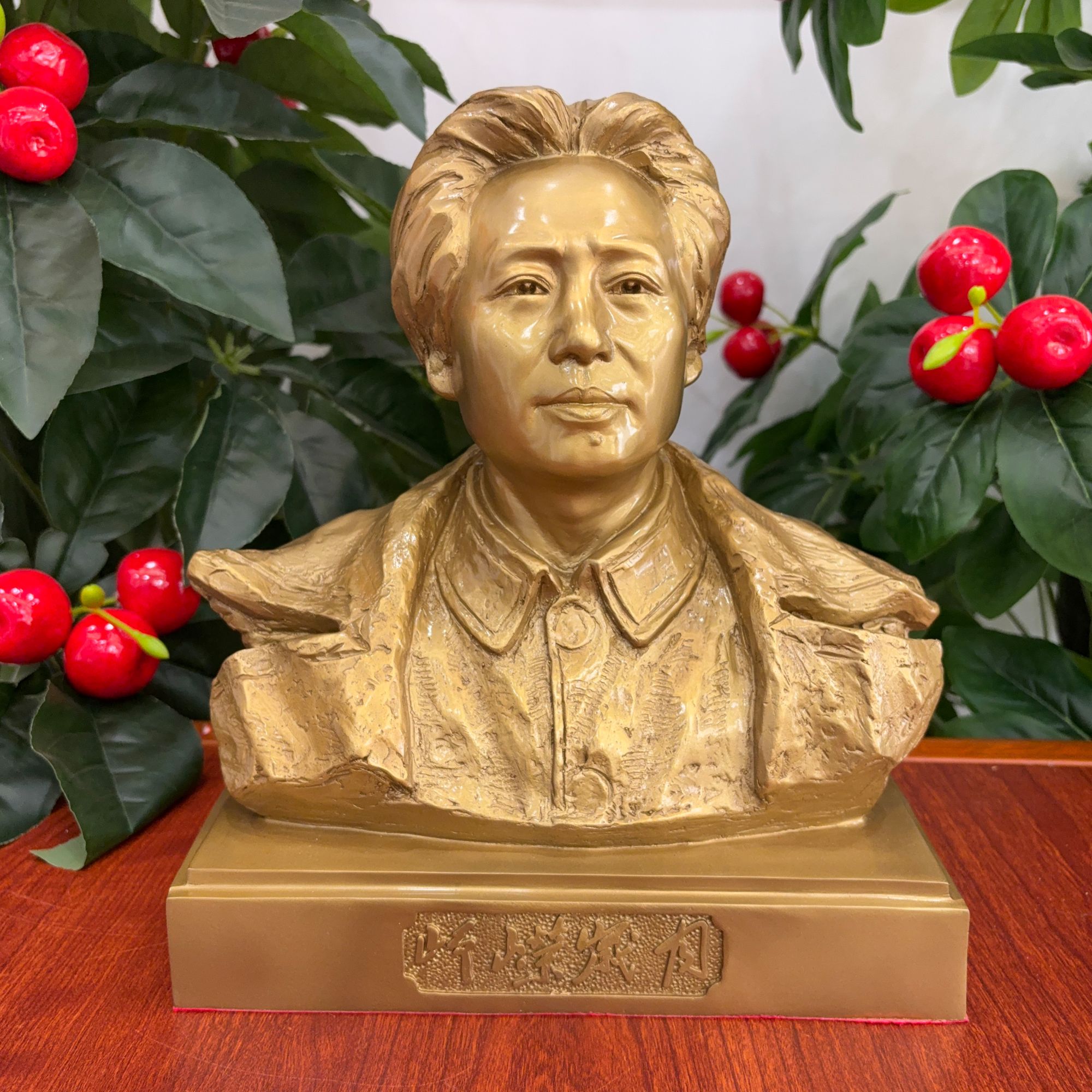 韶兴旺毛主席铜像伟人半身客厅办公室书房中式装饰摆件峥嵘岁月款