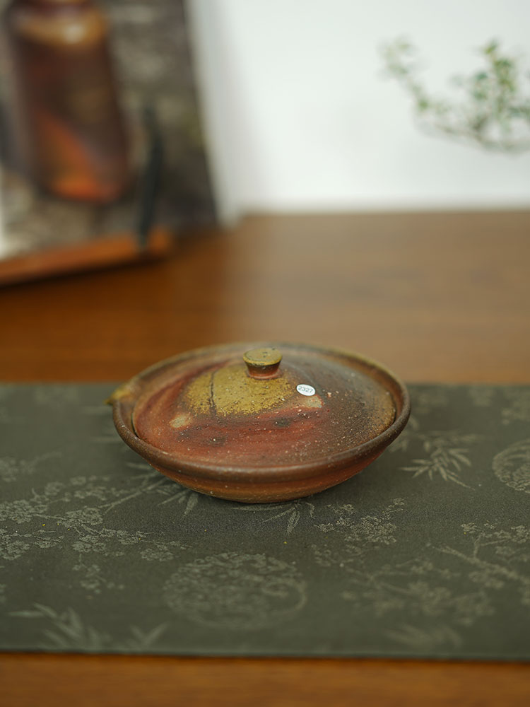 禾先集物 日本备前烧匠人多久守作品 绞出 茶道零配2327