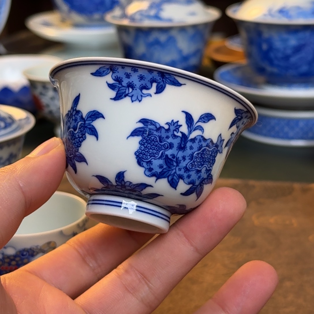 纯手工手绘陶瓷茶具