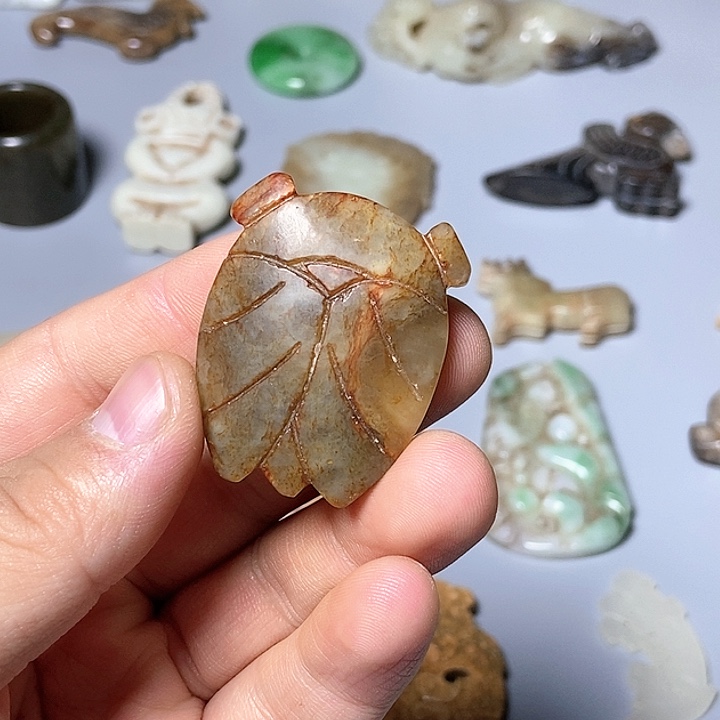 和田玉未镶嵌颈饰81