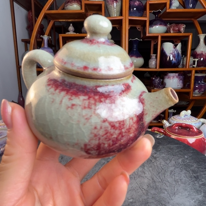 牛家钧窑牛自恒老师钧瓷微瑕