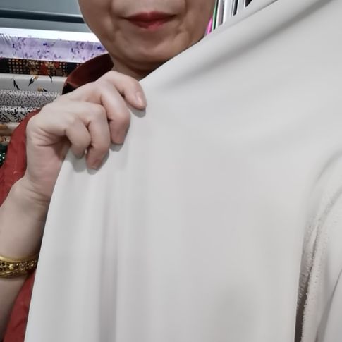 青麻布料燕麦色1米