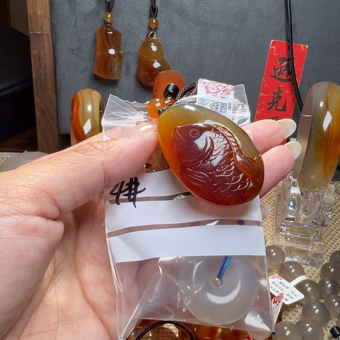 玛瑙/玉髓颈饰合金踏***！4