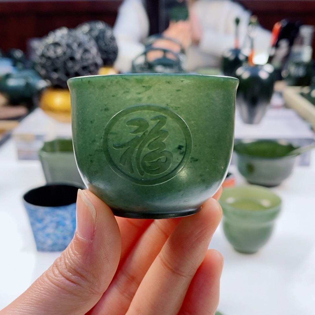 和田玉（青玉）挂件未镶嵌