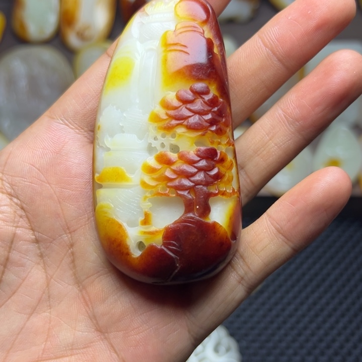 颈饰未镶嵌和田玉