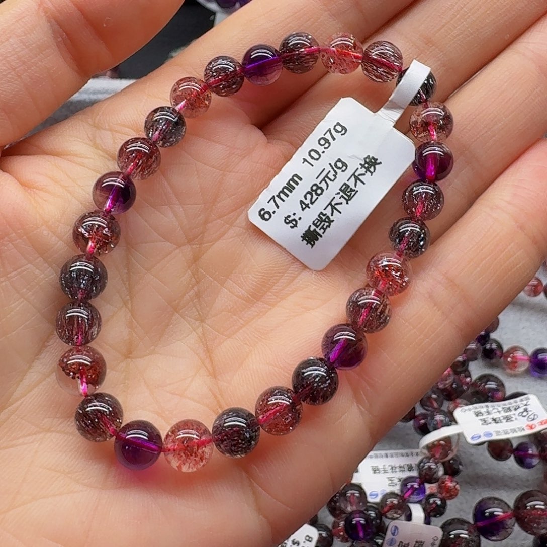 水晶手链未镶嵌天然