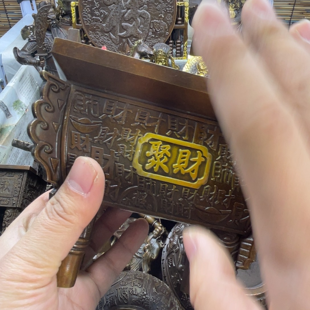 铜器工艺品办公室摆件 