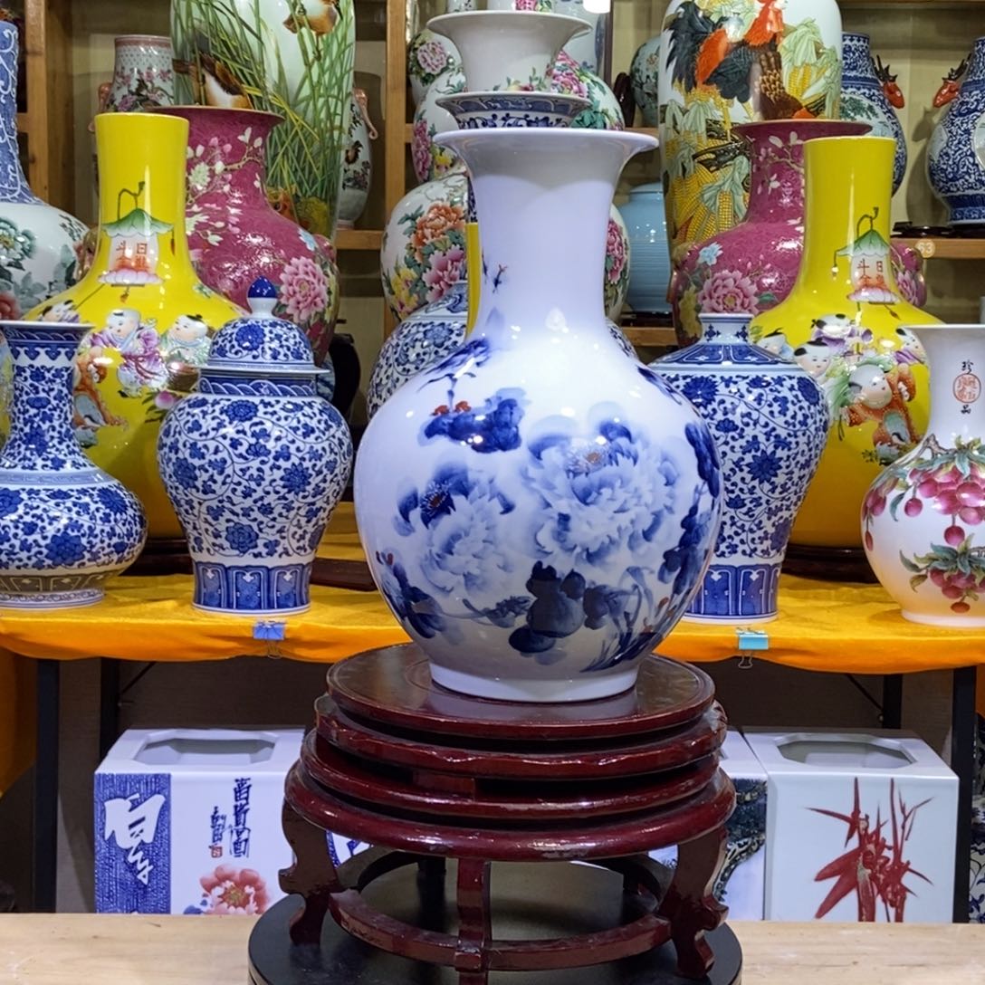 瓶景德镇陶瓷花瓶摆件