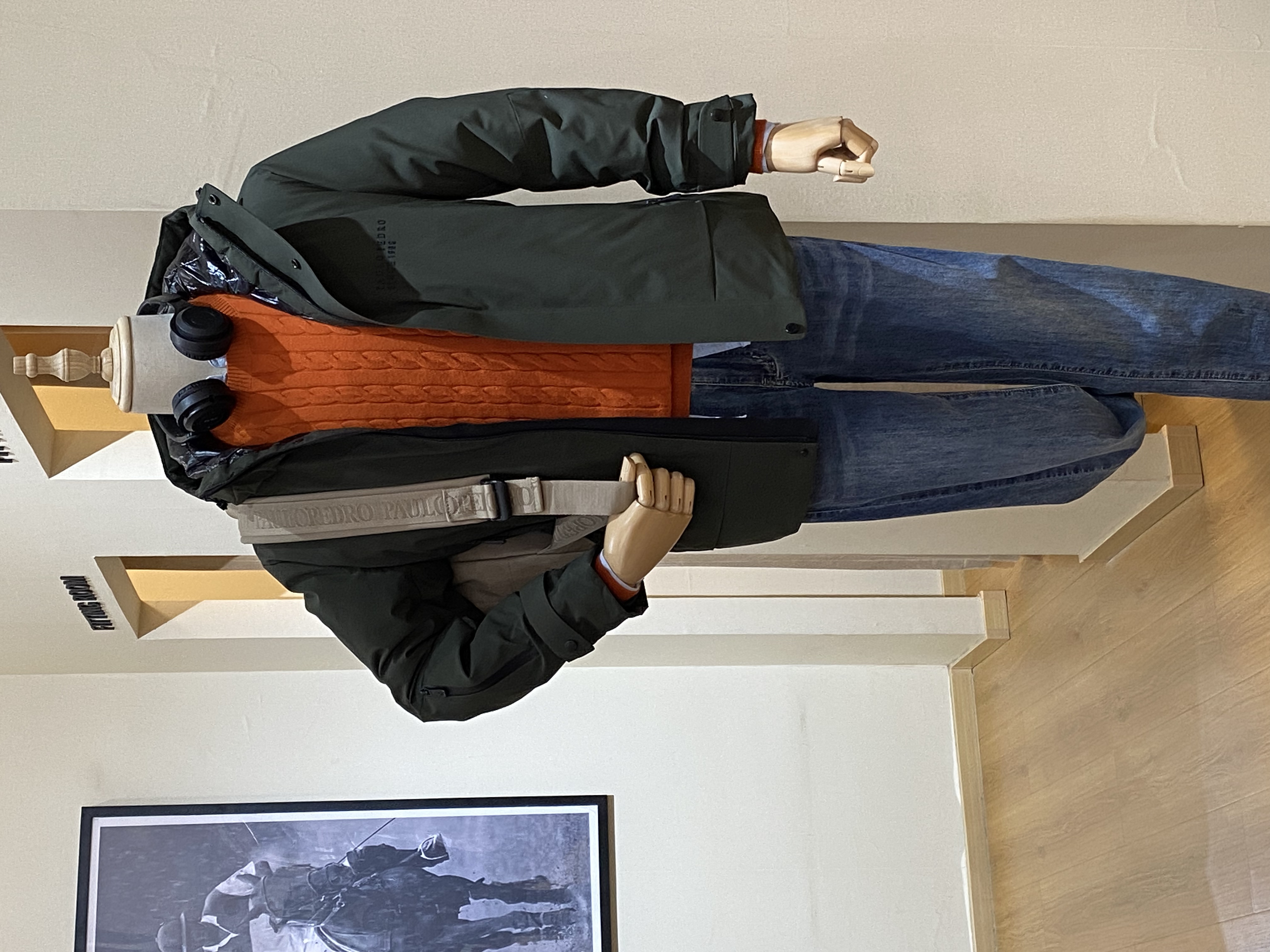 保罗彼得专柜正品连帽男士羽绒服保暖舒适时尚简约YCBD29340