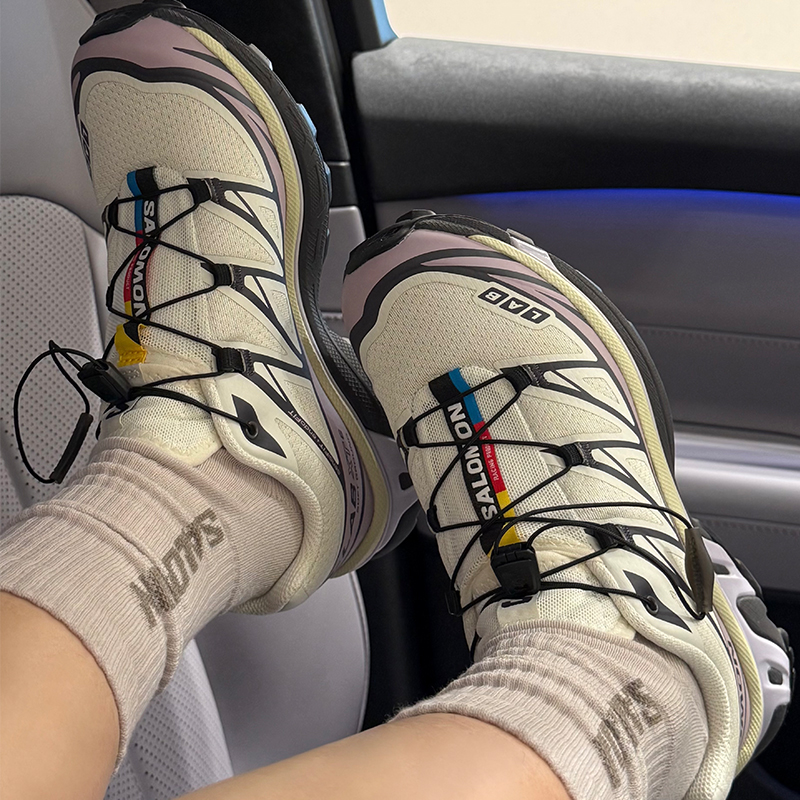 萨洛蒙Salomon xt6 户外休闲运动鞋 香芋紫477376