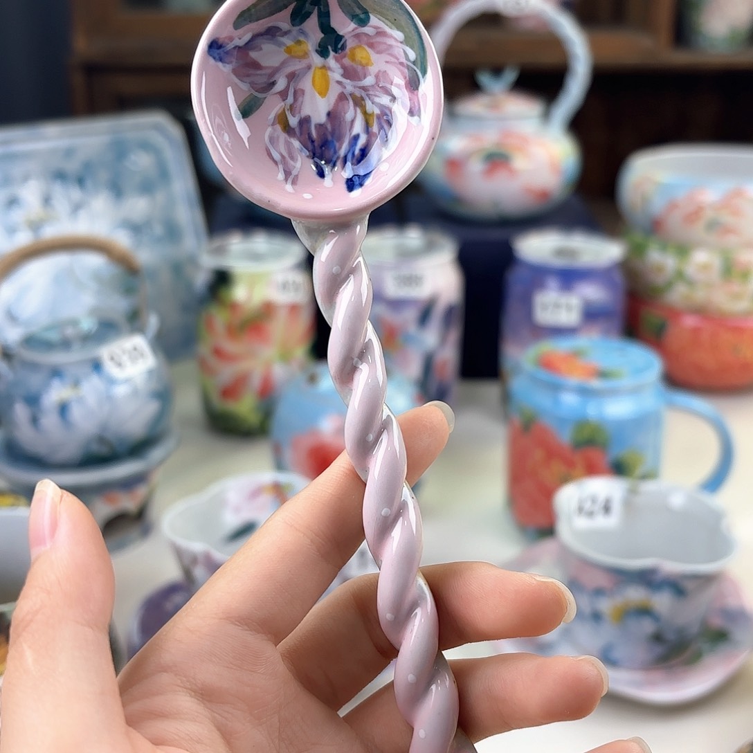 景德镇手绘高温釉下彩陶瓷茶具