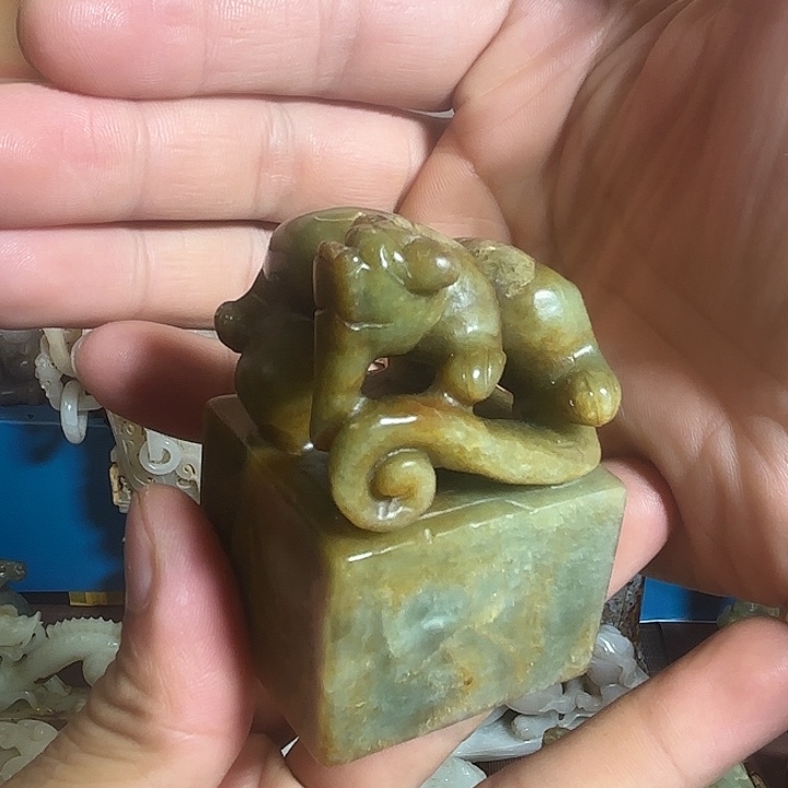 未镶嵌和田玉（青玉）挂件