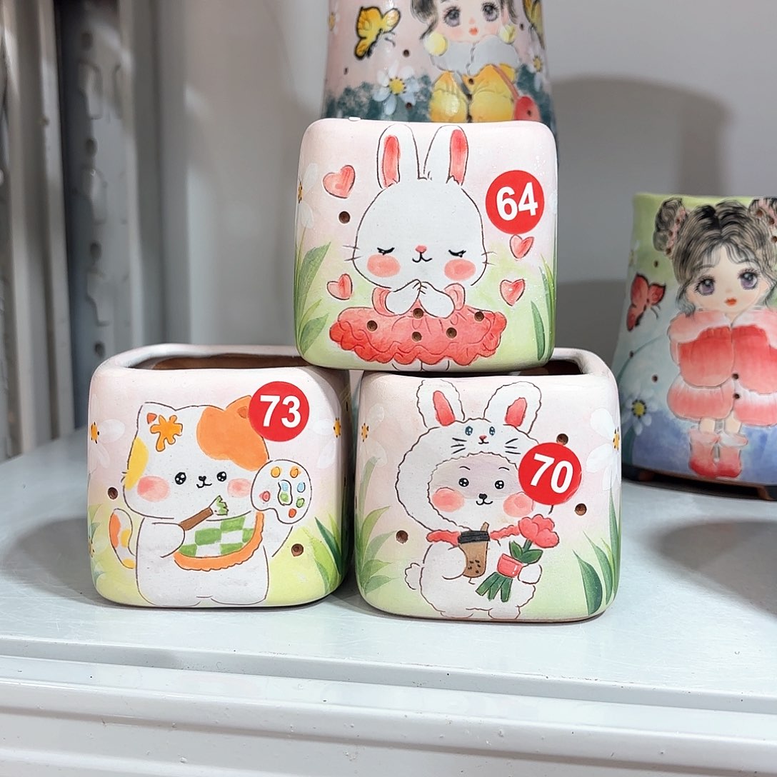 紫砂花盆手工花盆默认微瑕7/8