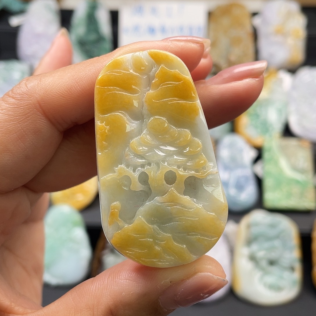 翡翠吊坠(不含链)未镶嵌