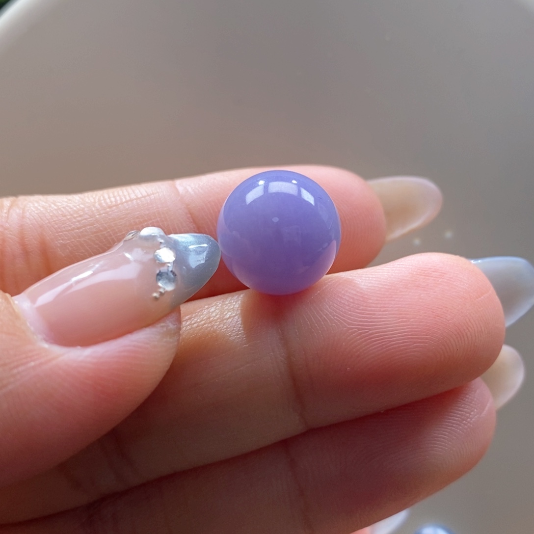 翡翠未镶嵌吊坠(不含链)翡翠红妖紫珠卡12.9