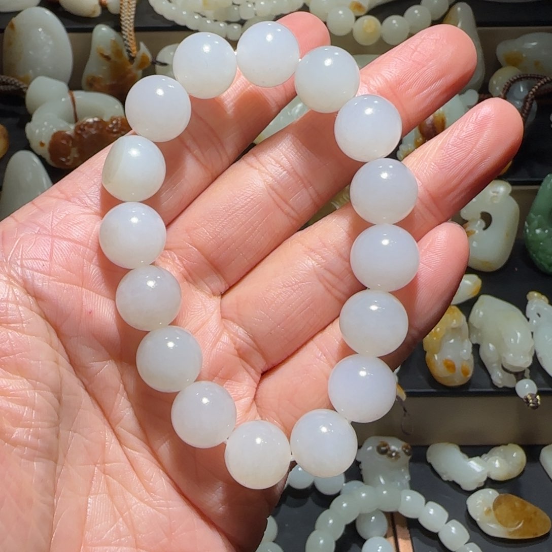 和田玉手链未镶嵌令*