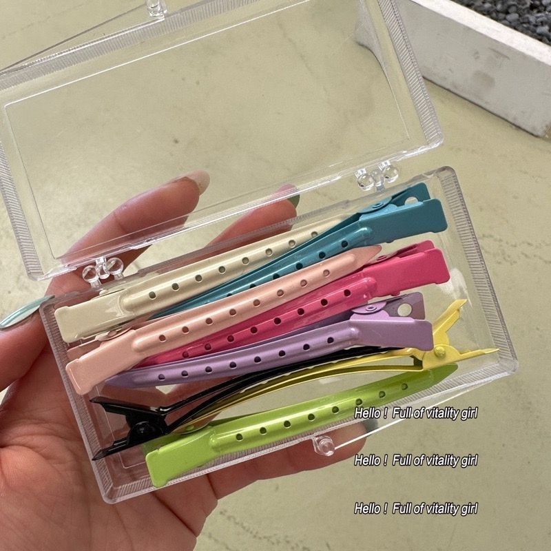糖果色定位夹无痕化妆夹刘海碎发侧边鸭嘴夹