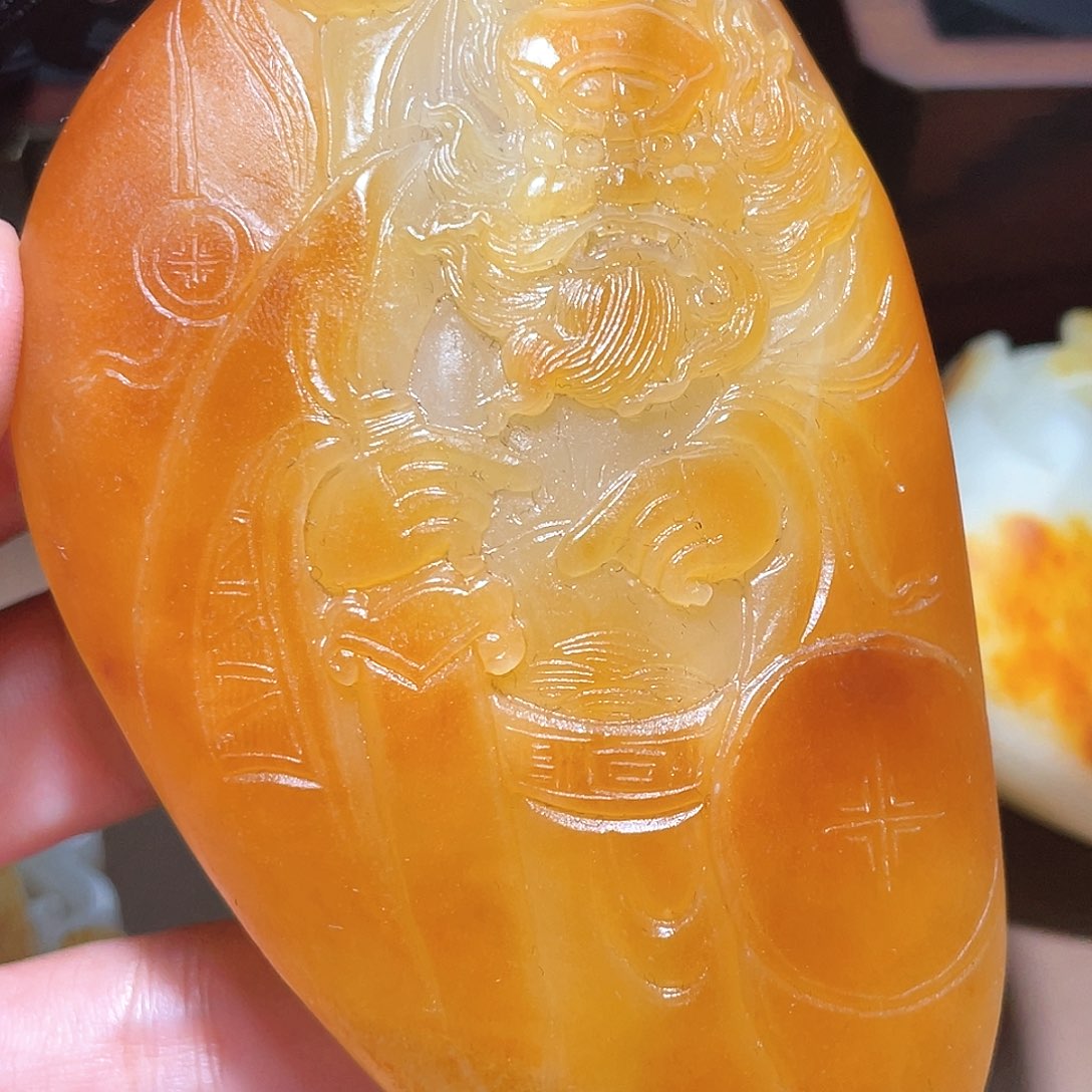 和田玉未镶嵌挂件D2