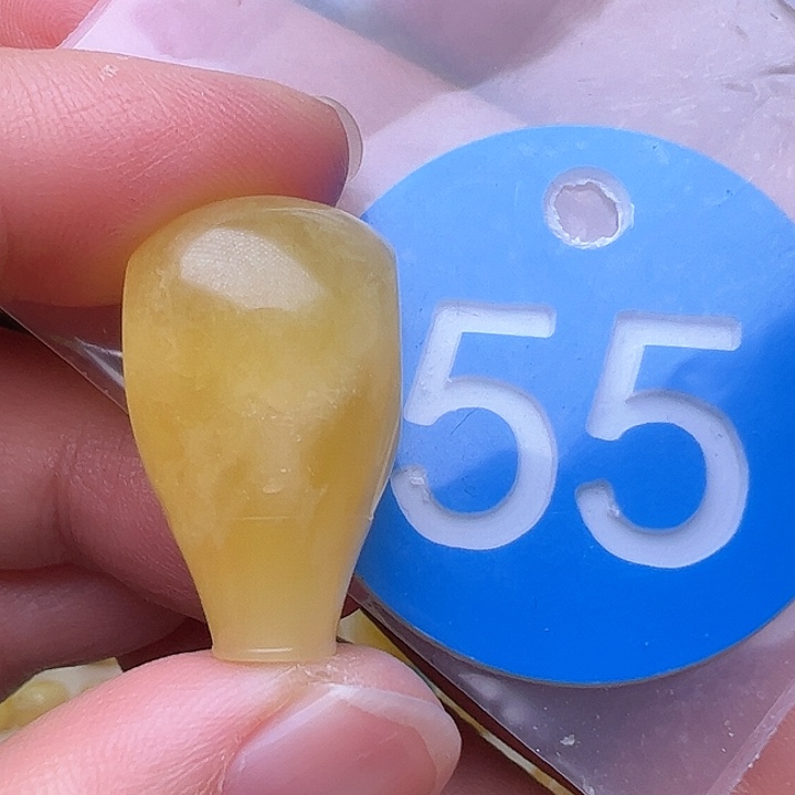 蜜蜡裸石未镶嵌冰片14.5m m