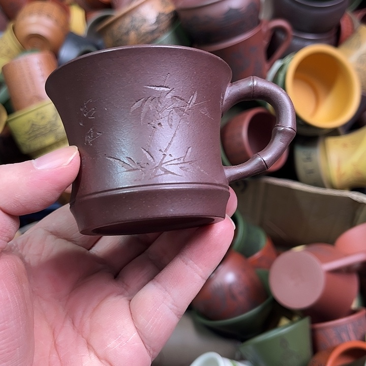 紫砂茶杯全手工紫砂主人杯