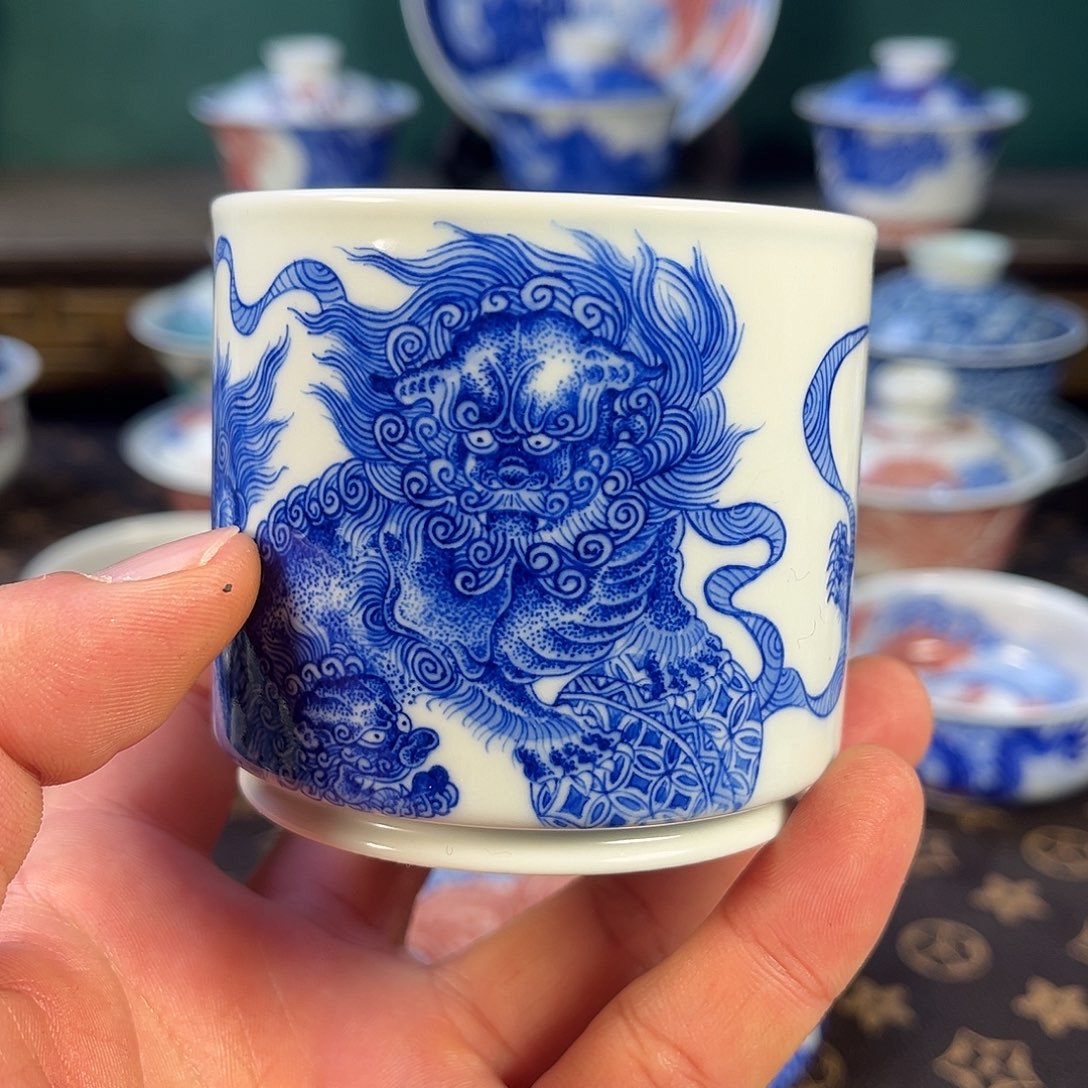 瓷片景德镇手工手绘
