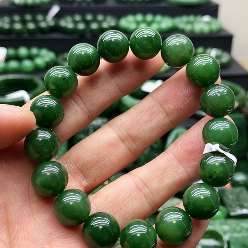 【闪购商品】和田玉（碧玉）手链未镶嵌